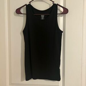 Black tank top